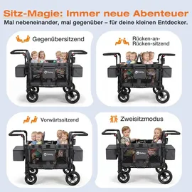 Sekey Bollerwagen faltbar schwarz