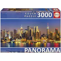 Educa New York Skyline. Panorama Puzzle 3000 Stücke - Multicolor | One Size