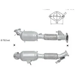 VEGAZ Katalysator  für FORD 5343783 1789668 1779759 FK-350