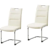 Hti-Living Schwingstuhl DannyC Kunstleder creme
