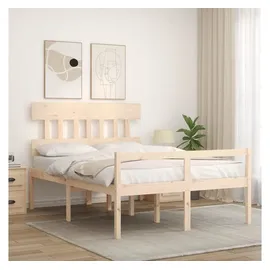 vidaXL Seniorenbett 140 x 200 cm Braun