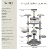Tectake Nelly 204 cm grau/weiß