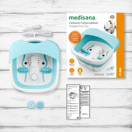 Medisana FS 886 Fußsprudelbad Weiß/Türkis