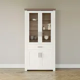 Set One by Musterring Standvitrine »York« Typ 18, mit zwei Glastüren, in 3 Farbvarianten, Höhe 207 cm