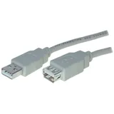 s/conn S-Conn USB 2.0 3m USB A Stecker - Grau