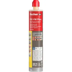 fischer 563293, Polymer-modifizierter Mörtel, Paste (gebrauchsfertig), 0,475 kg,