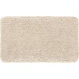 GRUND Badteppich 27 mm, Ultra Soft und Saugfähig, rutschfest, 5 Jahre Garantie, Melange, Badteppich 80x140 cm, Champagner rechteckig, (80cm x 140cm),, Badematten