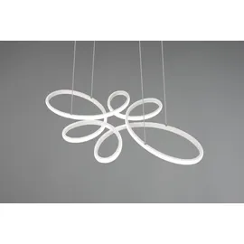 Trio Fly 1-flg. 83 cm geschwungen weiß matt