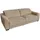 KAWOLA Sofa KIANA 3-Sitzer Funktionssofa Kopfstütze verstellbar Cord beige