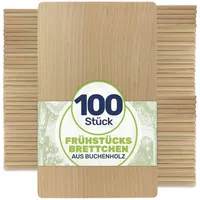 Gravidus Frühstücksbrettchen Buche 100 22 x 12 x 1 cm Naturbelassen
