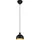 Trio Punch 1-flg. 40W 1x E27 60 cm schwarz matt/goldfarbig