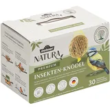 dehner natura premium Wildvogelfutter Insekten-Meisenknödel im Karton, mit Netz, 30 Stk.