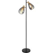 GLOBO Stehleuchte Retro 34x25x160 cm 2x E27 schwarz