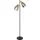 GLOBO Stehleuchte Retro 34x25x160 cm 2x E27 schwarz