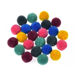 Folia Woll-Pompons »Party«