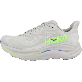 HOKA Clifton 10 Herren Ash Grey/Neon Green 46