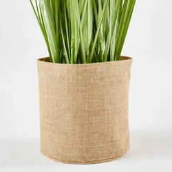 Oviala Business Künstliche Topfpflanze Herbe Folle Miscanthus 155cm - Oviala