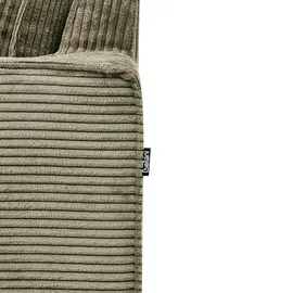 Beliani Sessel VIND Cord 72 x 71 x 70 cm Grün mit Kissen