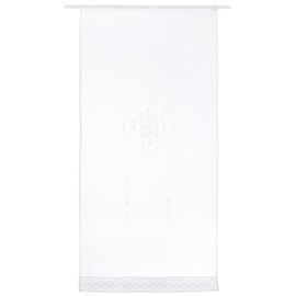 Home Fashion Alegra Scheibengardine 90 x 180 cm weiß