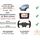 JUST SOUND best choice for caraudio Autoradio Einbaupaket Blaupunkt Milano 200 BT passend für Ford Galaxy Typ WGR + Bluetooth USB