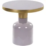 Beliani Beistelltisch LOMITA Metall Violett
