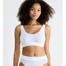 SLOGGI Double Comfort Top Weiß Baumwolle 44