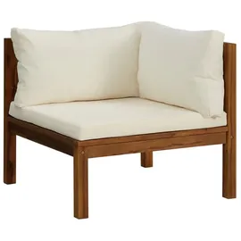 vidaXL Garten-Lounge-Set 7-tlg. creme Akazie