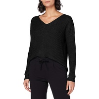 JdY Damen JDYnew Megan L/S KNT Noos Pullover, Black, S