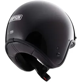 Simpson Chopper Solid Jethelm - Schwarz - L