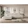 altdecor Ecksofa Cord mit Schlaffunktion 2-Sitzer Senfgelb