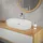 ECD Germany Oval Aufsatzwaschbecken 60,5 x 38 x 12,5 cm