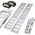 Trutzholm Auffahrrampe 198 cm 680 kg klappbar Alu gelocht silber 2 St.