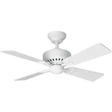 Hunter Fans Bayport 107 cm Deckenventilator Weiß/Eiche Hell