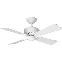 Hunter Fans Bayport 107 cm Deckenventilator Weiß/Eiche Hell