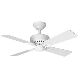 Hunter Fans Bayport 107 cm Deckenventilator Weiß/Eiche Hell