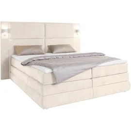 Collection AB Copenhagen, inklusive Bettkasten, Topper, wahlweise mit LED-Beleuchtung, beige