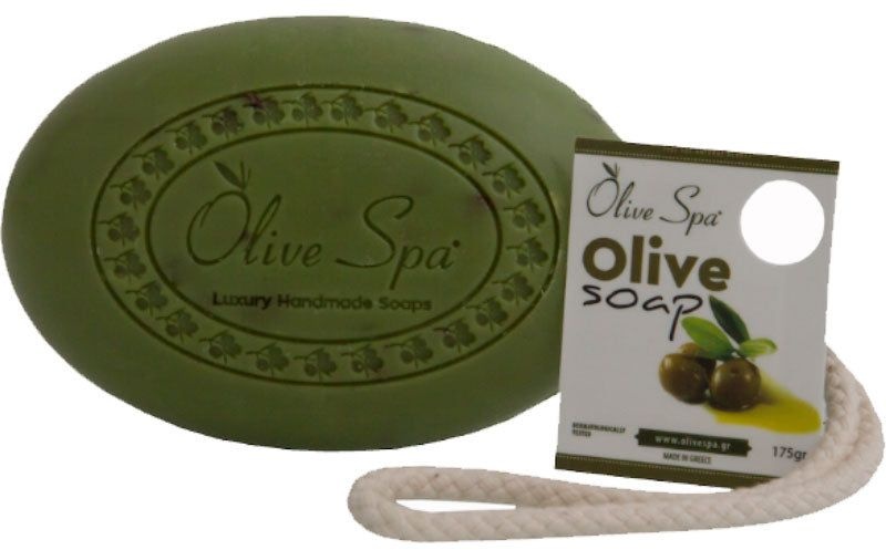 Olive-Spa - Handgemachte Kordel-Seife mit Oliven-Duft 175 g