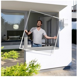 Windhager Insektenschutz-Fensterrahmen PLUS, BxH: 140x150 cm weiß