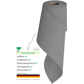 Sensalux Vlies-Tischläufer 15 cm x 25 m Grau