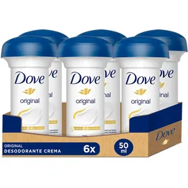 Dove Original Creme Deodorant Stick 6 x 50 ml