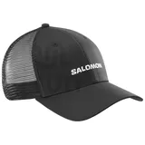 Salomon Logo Trucker Kappe schwarz S-M