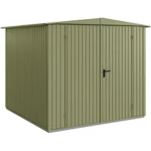 Hörmann Gerätehaus Berry Classic 2,59 x 2,48 m Schilfgrün