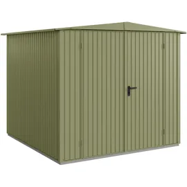 Hörmann Gerätehaus Berry Classic 2,59 x 2,48 m Schilfgrün
