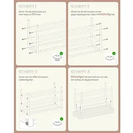 VASAGLE Sitzbank LSB054K01 karamellbraun Kunstleder 80,0 cm