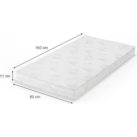VitaliSpa Kindermatratze 80 x 160 cm H3