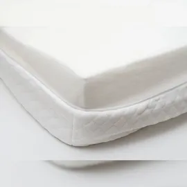 Mendler Kaltschaum-Matratzentopper HWC-E63 10 cm 140 x 200 cm weiß