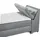 ed exciting design Atlantis Boxbett / Polsterbett 120 x 200 cm mit Bettkasten und Stauraum im Kopfteil