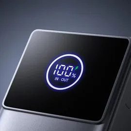 Joyroom JR-PR1 10000mAh 22.5W Powerbank mit integriertem einziehbarem USB-C-Kabel - Schwarz