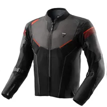 Rebelhorn Hiflow 5 Motorradjacke Schwarz/Grau/Rot S