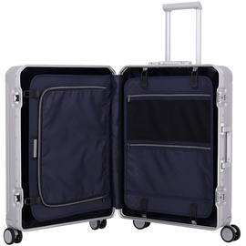 Travelite Next 4-Rollen 67 cm / 69 l silber